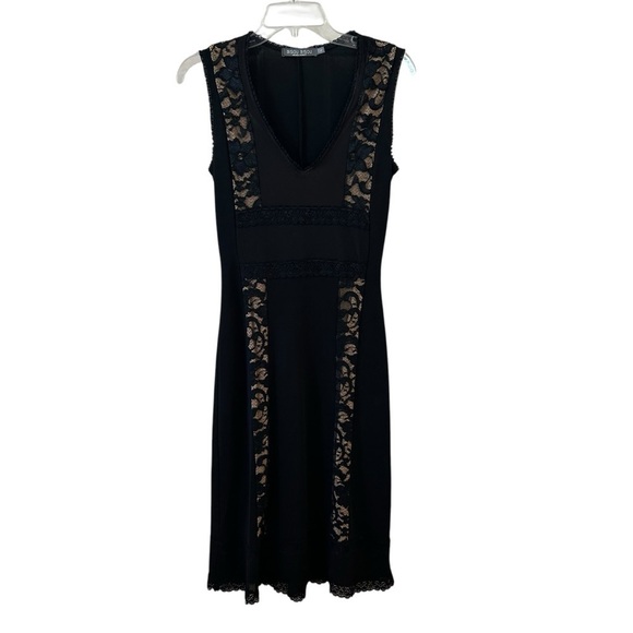 Elegant Black Lace Dress SMALL - Picture 8 of 10